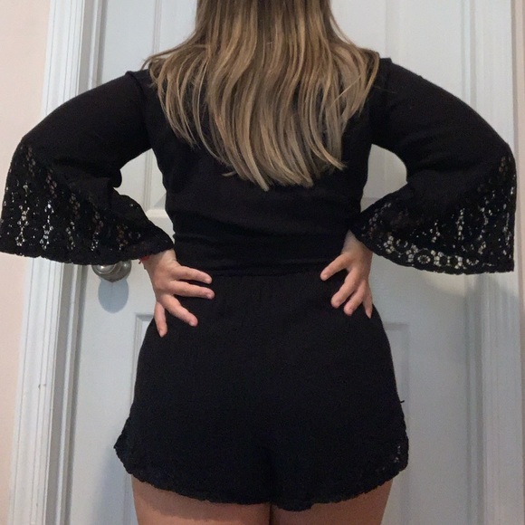Abercrombie & Fitch Long Sleeve Lace Romper - Picture 8 of 8